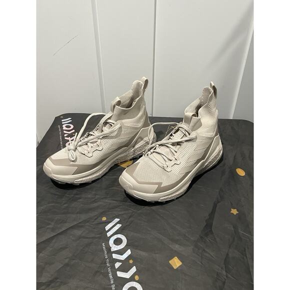 New Women’s 7.5 Adidas Terrex Free Hiker 2 Hiking Beige Athletic Shoes IF7120 - Picture 5 of 10